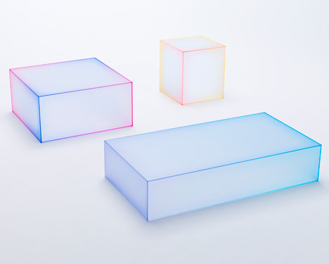 Nendo's Soft collection for Glas Italia