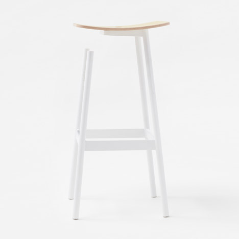 Float stool by Nendo for Moroso