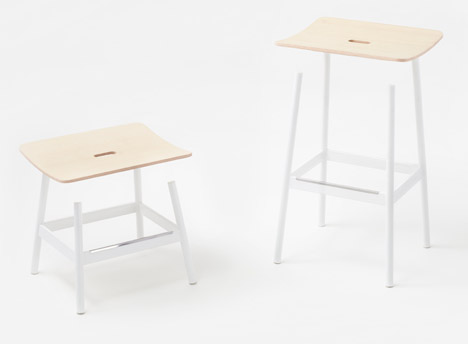 Float stool by Nendo for Moroso