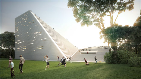 New National Gallery and Ludwig Museum in Budapest proposal by Snohetta