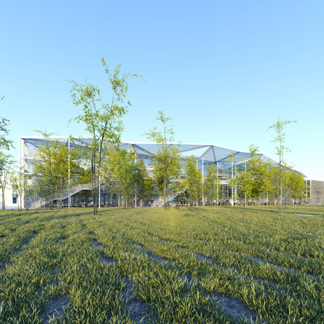 Paris-Saclay Polytechnique by Sou Fujimoto