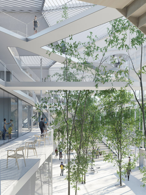 Paris-Saclay Polytechnique by Sou Fujimoto