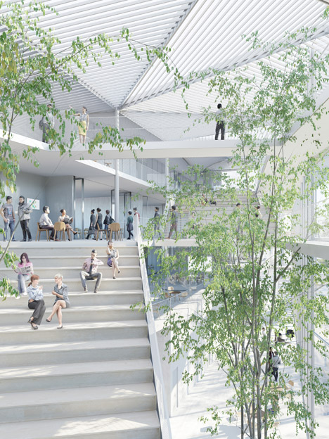 Paris-Saclay Polytechnique by Sou Fujimoto