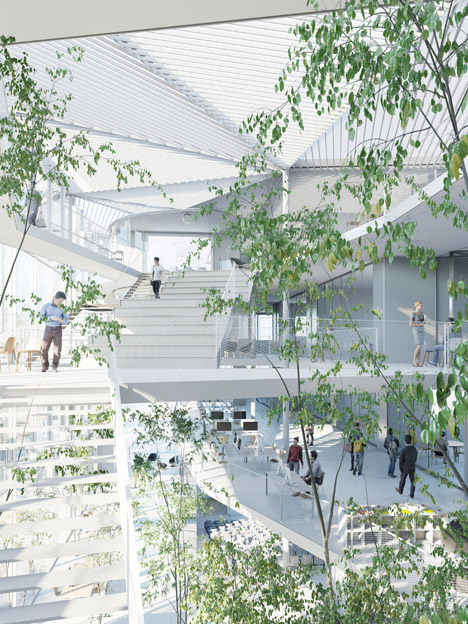 Paris-Saclay Polytechnique by Sou Fujimoto