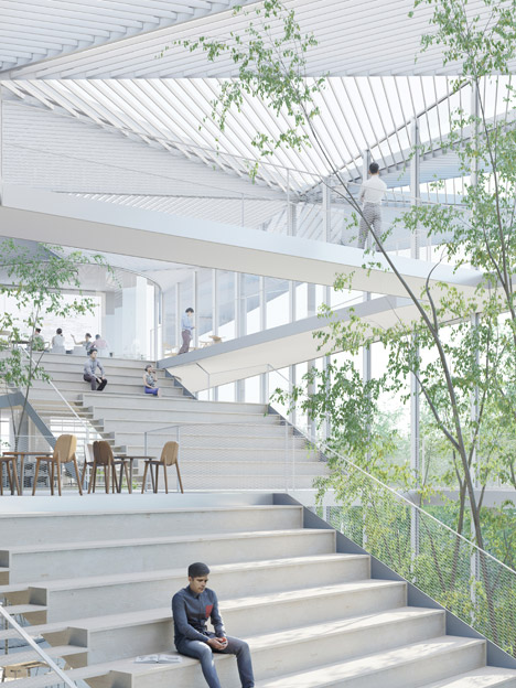 Paris-Saclay Polytechnique by Sou Fujimoto