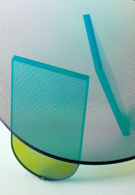 Patricia Urquiola Shimmer table Glas Italia