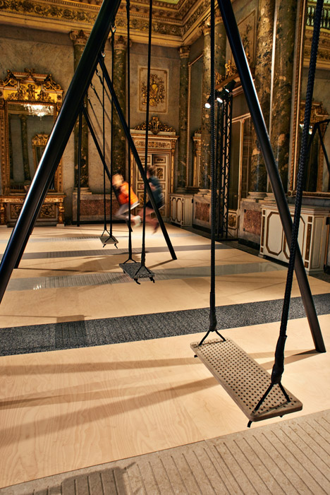 Philippe Malouin Caesarstone swings