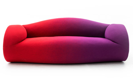 Glider sofa by Ron Arad for Moroso