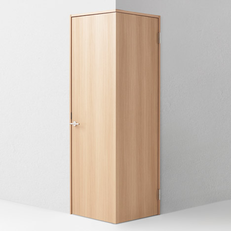 Seven doors by Nendo for Abe Kogyo