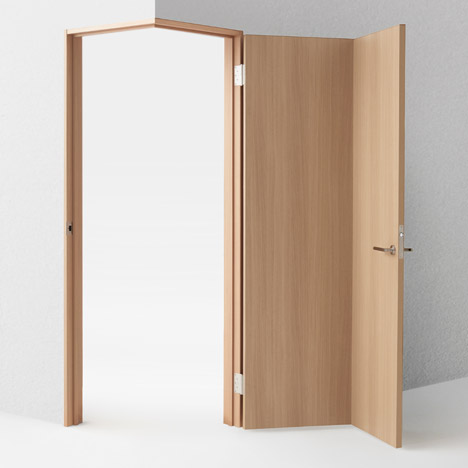Seven doors by Nendo for Abe Kogyo