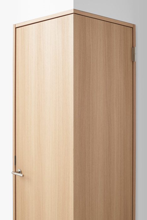 Seven doors by Nendo for Abe Kogyo