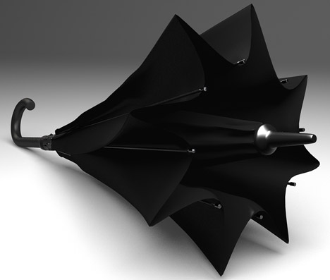 The KAZbrella drip-free umbrella by Riann Kazim