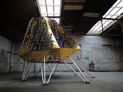 The Mothership mobile DJ booth by Anya Sirota