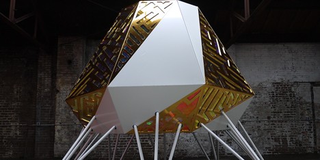 The Mothership mobile DJ booth by Anya Sirota