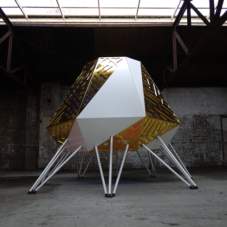 The Mothership mobile DJ booth by Anya Sirota