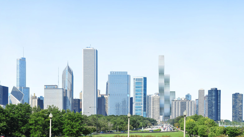Studio Gang’s riverside skyscraper could be Chicago’s third tallest tower