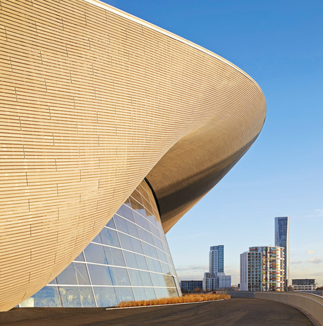 Aquatics Centre, London by Zaha Hadid Architects