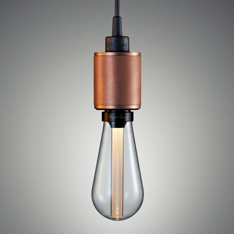 Buster bulb in the Crystal glass shade