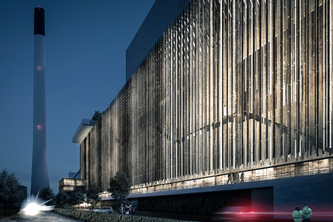 Biomass plant in Copenhagen by Gottlieb Paludan