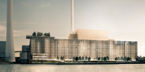 Biomass plant in Copenhagen by Gottlieb Paludan