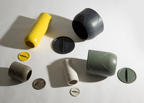 Canisters by Benjamin Hubert for Bitossi