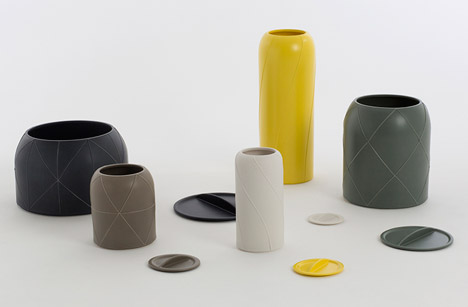 Canisters by Benjamin Hubert for Bitossi