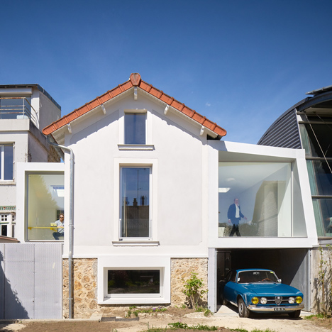 Chaville house extension part II by CUT Architectures