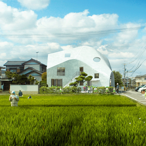 MAD to drape new skin over a house “like a piece of cloth” to transform it into a nursery
