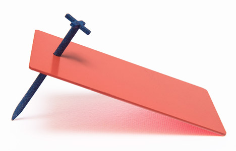 Nail Holder with Cross Head Nail by Droog at Milan 2015