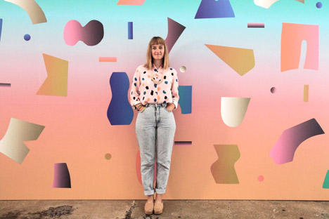 Dusen Dusen magnetic wall covering at WantedDesign Brooklyn 2015