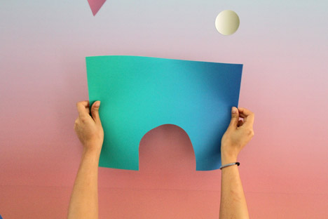 Dusen Dusen magnetic wall covering at WantedDesign Brooklyn 2015
