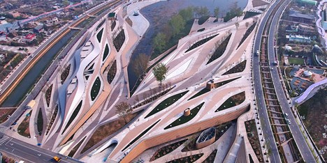 Sprawling wetland structures by HHD_FUN host Chinese horticultural show