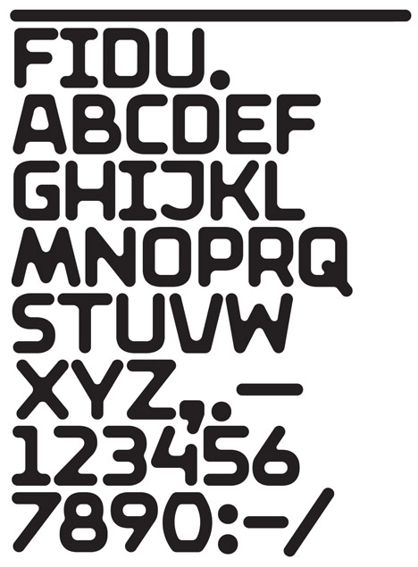 FiDU alphabet by ZIETA