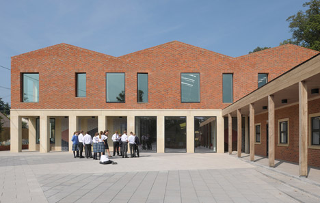 Fitzjames Teaching and Learning Centre at Hazlegrove School by Feilden Fowles