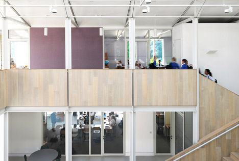 Fitzjames Teaching and Learning Centre at Hazlegrove School by Feilden Fowles