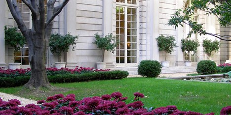 Viewing garden at New York's Frick Collection