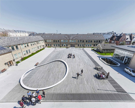 Gammel Hellerup High School by BIG