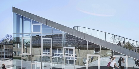 Gammel Hellerup High School by BIG