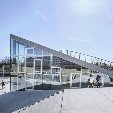 Gammel Hellerup High School by BIG