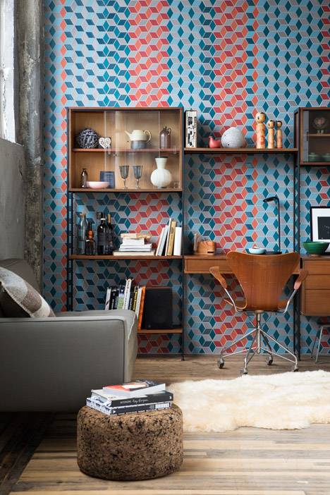 Tile as functional art, mural pattern in rhythm by Heath Ceramics, 2014. Photograph by Mariko Reed