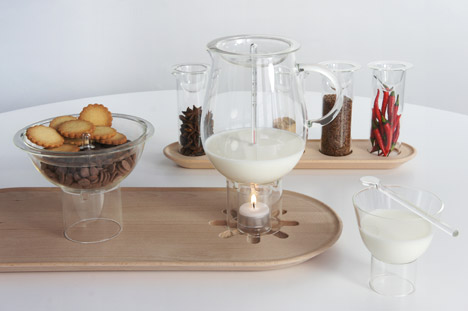 Hot Milk lab by Sebastian Bergne