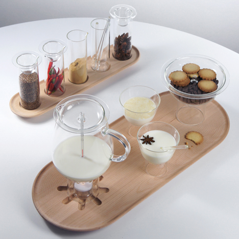 Hot Milk lab by Sebastian Bergne