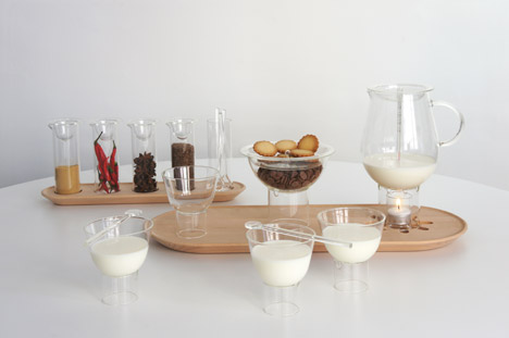 Hot Milk lab by Sebastian Bergne