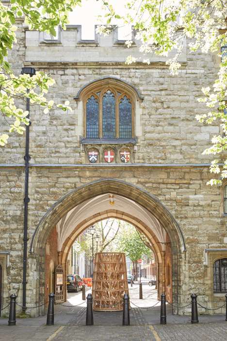 The Invisible Store at St John's Arch by Sebastian Cox for Clerkenwell Design Week