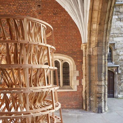 Cox and Bacon build wooden structure with a lower carbon footprint than an iPhone 6