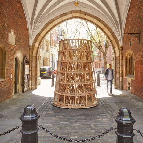 The Invisible Store at St John's Arch by Sebastian Cox for Clerkenwell Design Week
