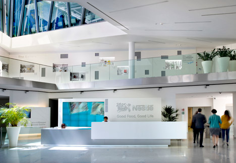 Pedrali Nestle headquarters promotion