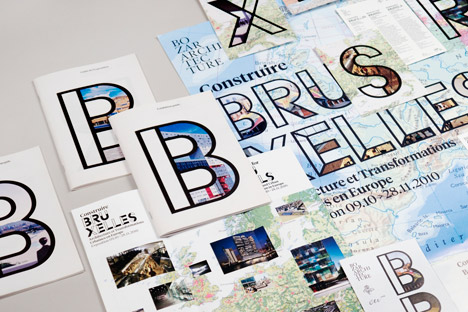 Building for Brussels printed material for Architecture Workroom Brussels and BOZAR by Project Projects, 2010 and 2012. Photograph courtesy of Project Projects