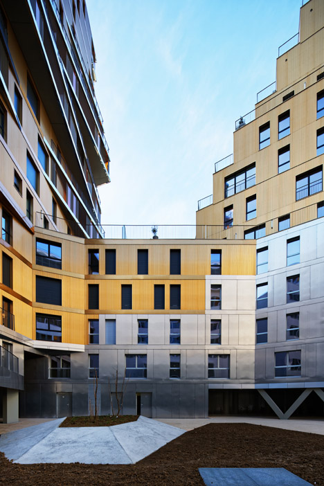 Residential tower in Paris by Hamonic + Masson & Associés and Comte Vollenweider Architectes