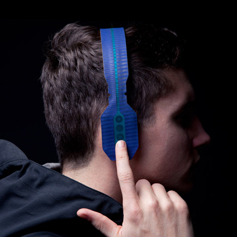 Roll to Roll headphones by Maxime Loiseau